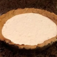 Pineapple Tofu Sour Cream Pie