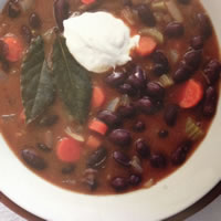 Old Hungarian Bean Soup