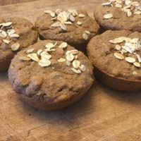 Pumpkin Oatmeal Muffins